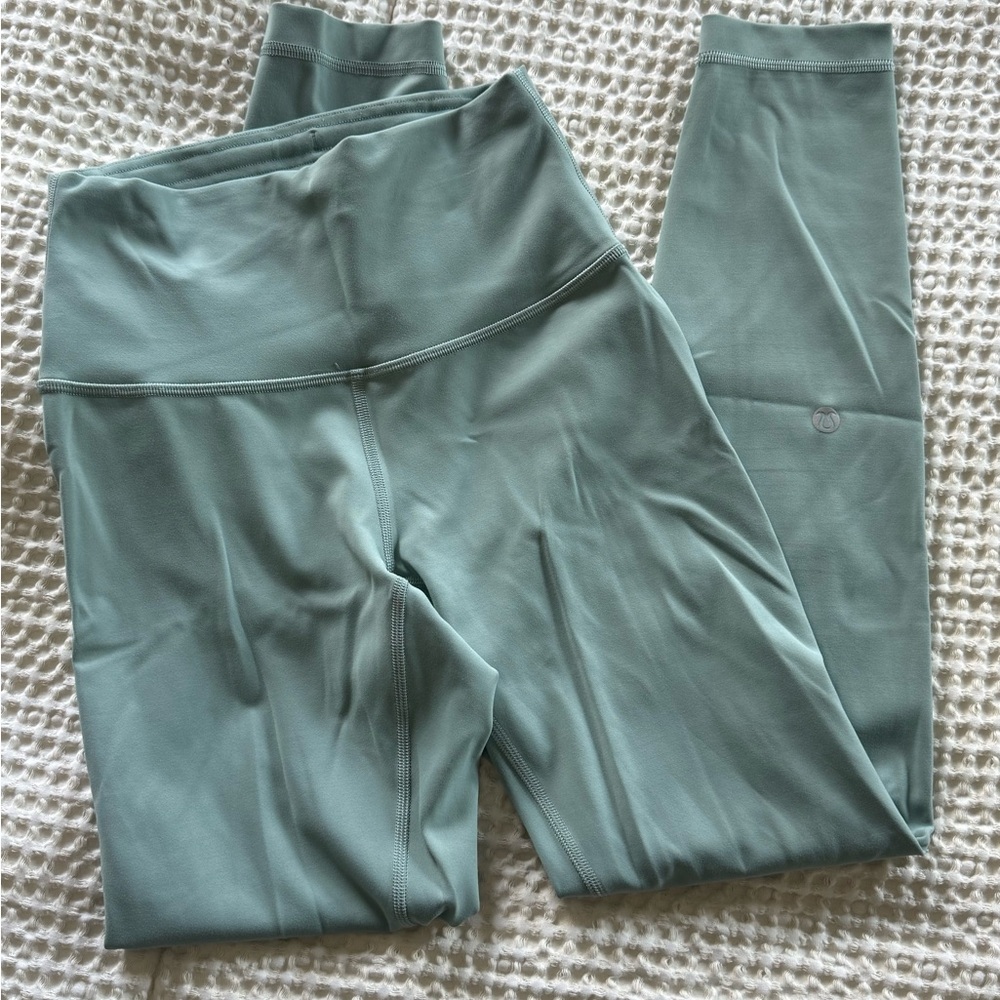 Lululemon WUNDER TRAIN CONTOUR 25” Women's High-Waisted Leggings - Misty Glade